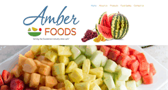 Desktop Screenshot of amberfoods.com
